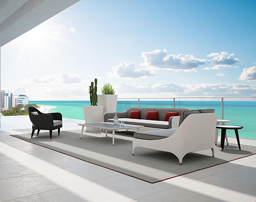 Elegant Italian Outdoor Coffee Table