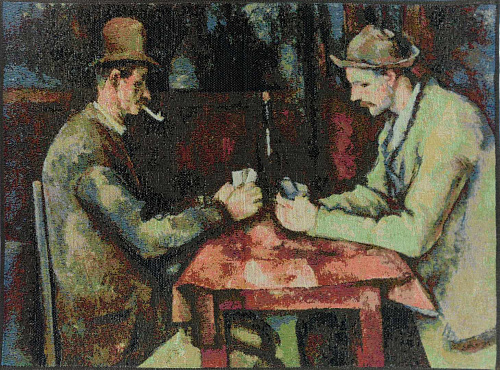 The Card Players by Cezanne Tapestry