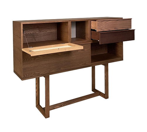 Swing Natural Wood Italian Console Table
