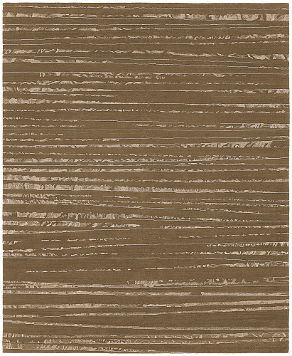 Rauschen Brown Wool / Silk Luxury Rug