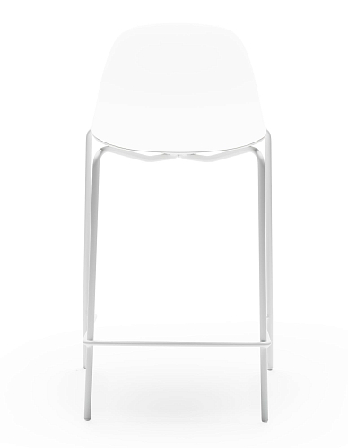 Babah White Bar Stool