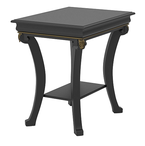 Dark Wooden Handcrafted Side Table