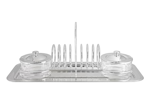 Silver-Plated Breakfast Set