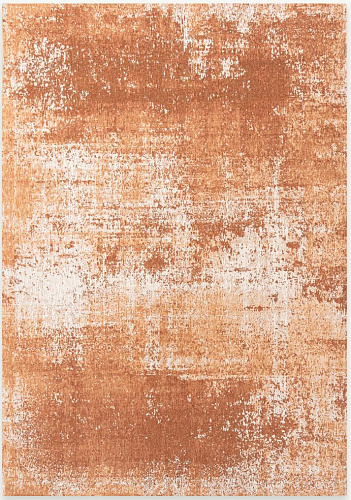 Warm Terracotta Abstract Rug