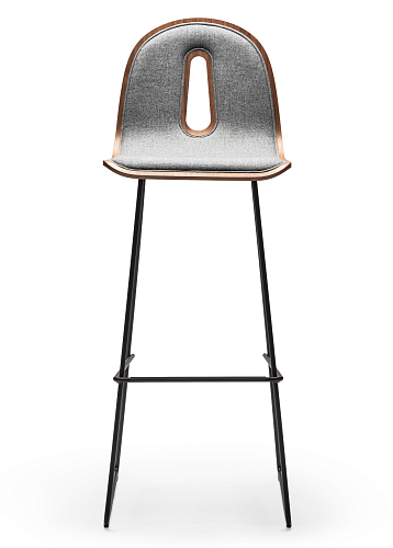 Gotham Woody Grey Bar Stool