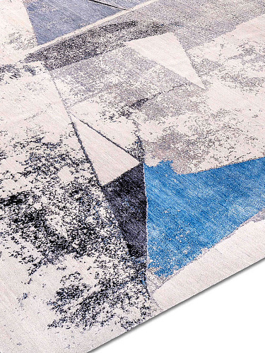 Original Grey Hand-Woven Exquisite Rug