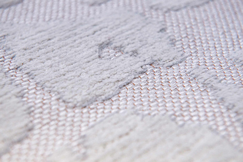 Tsingy Oyster Circle Rug