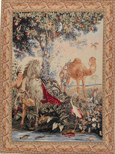 Draped Horse Handwoven Tapestry