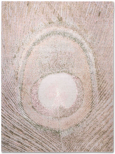 Feathers Luxury Silk / Wool Rug