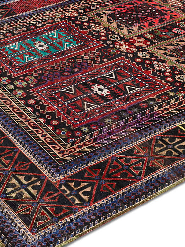 Original Hand-Knotted Wool Rug