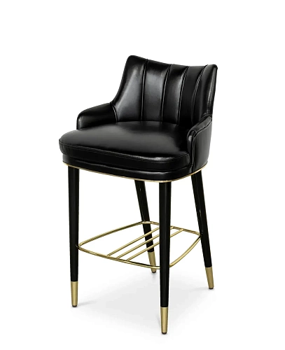 Velour Counter Stool
