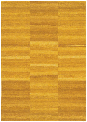 Hand-woven Yellow Line Luxury Rug