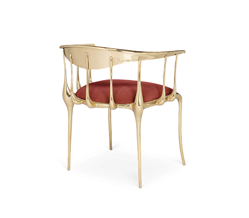 Burgundy Designer Luxe Chair