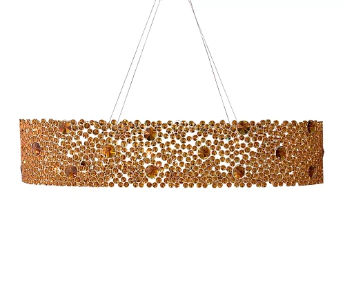Eternelle Bronze Glass Luxe Chandelier