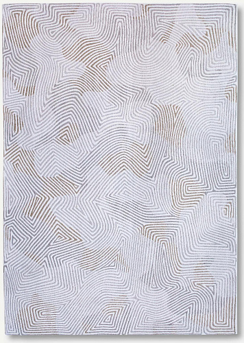 White Belgian Flatwoven Rug