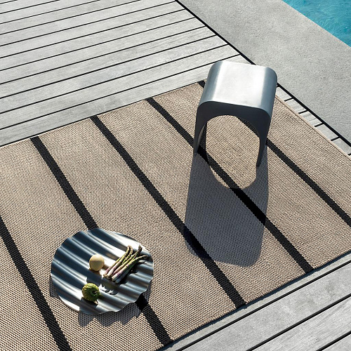 Deck Charcoal Black Fresco Rug