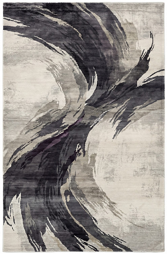 Ink Motion Handwoven Rug