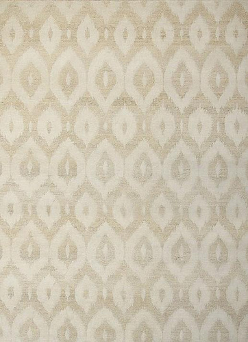 Ikat Wool Beige Luxury Rug