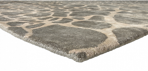 Beige / Grey Hand Knotted Rug