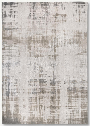 Erased Grey Flatwoven Belgian Modern Rug