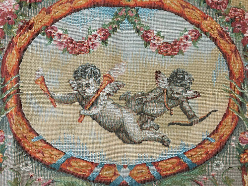 Door Statue at Elysee Palace Tapestry
