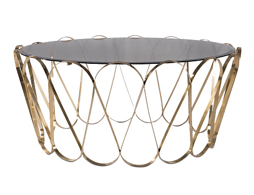 Aquarius Gold Designer Coffee Table
