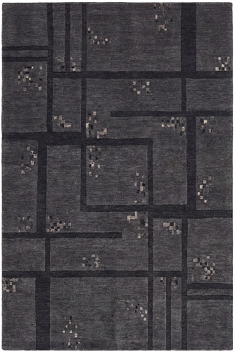 Basalt Grid Fine Rug