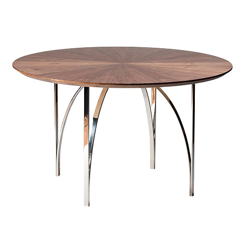 Walnut Round Dining Table