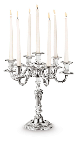 Silver-Plated Candelabrum
