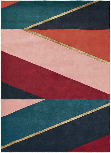 Hand Woven Geometric Rug