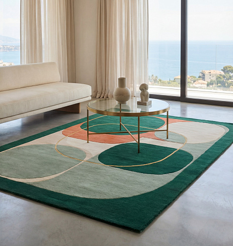Modern Orbits Artisan Rug