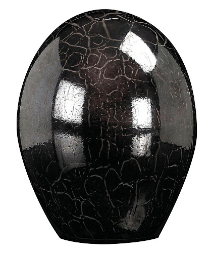 Dark Brown Crystal Decorative Egg