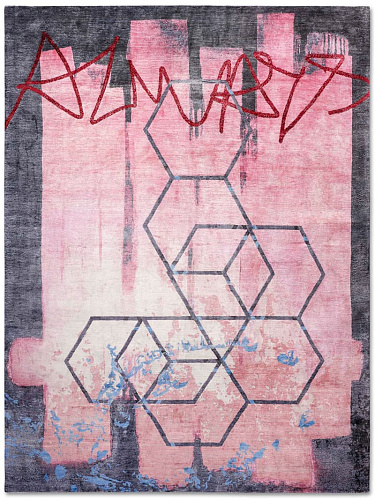 Always Pink Hand-Woven Exquisite Rug