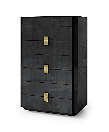 Modern Chest Of Drawers in Dark Finish