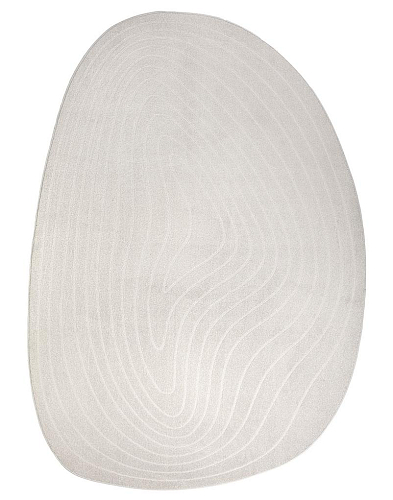Cortina Stone Ivory Oval Rug