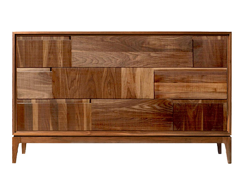 Trama e Ordito Brown Handcrafted Chest of Drawers