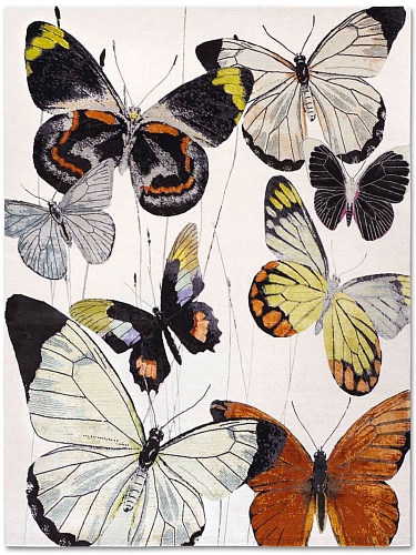 Butterfly Hand-Woven Exquisite Rug