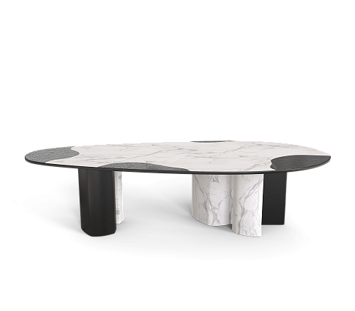 Marble & Onyx Luxe Dining Table