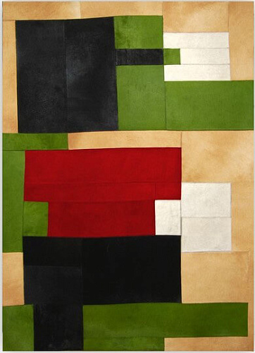 Loutraki Multi Luxury Cowhide Rug