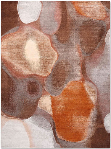 Copper Mauve Luxury Handwoven Rug