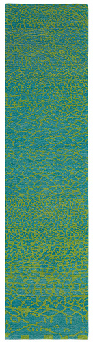 Aqua Hand-woven Luxury Rug
