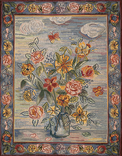 Modern Style Bouquet French Tapestry