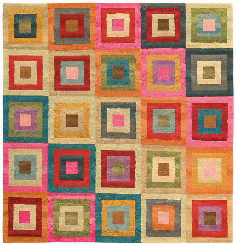 Multi Box Hand-woven Luxury Rug