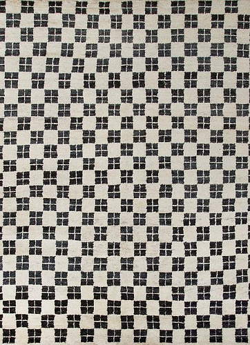 Berber Black & White Low Pile Luxury Rug