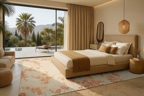 Soft Pink Area Rug