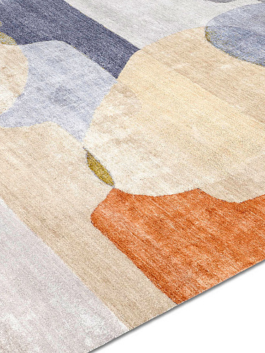 Original Hand-Knotted Silk / Wool Rug