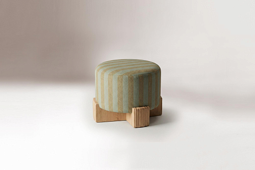 Twin Round Pouf