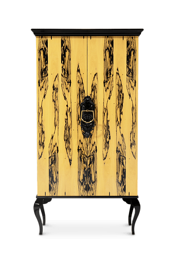Louvre Ebony Royal Designer Cabinet