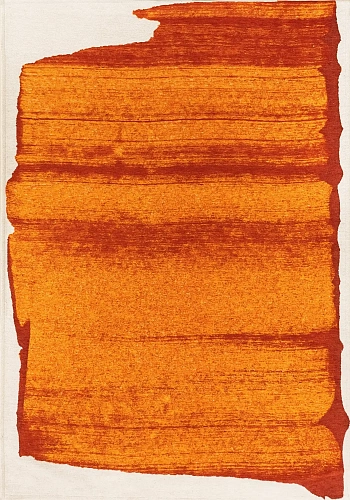 Orange Wilton Rug
