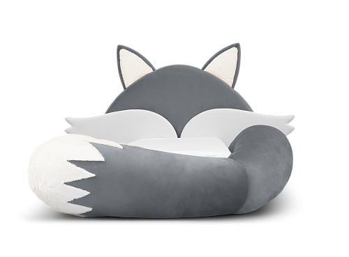 Fox Grey Kids Bed